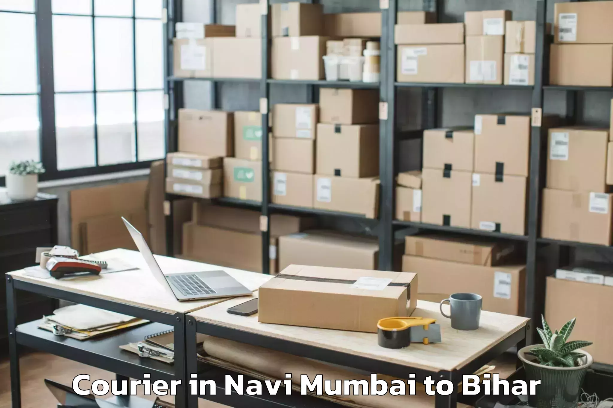 Trusted Navi Mumbai to Mohiuddinnagar Courier